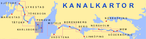 Göta kanal: Forsvik, kartor